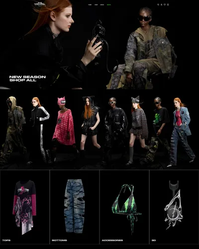 Pinkspink lookbook on the brand's site