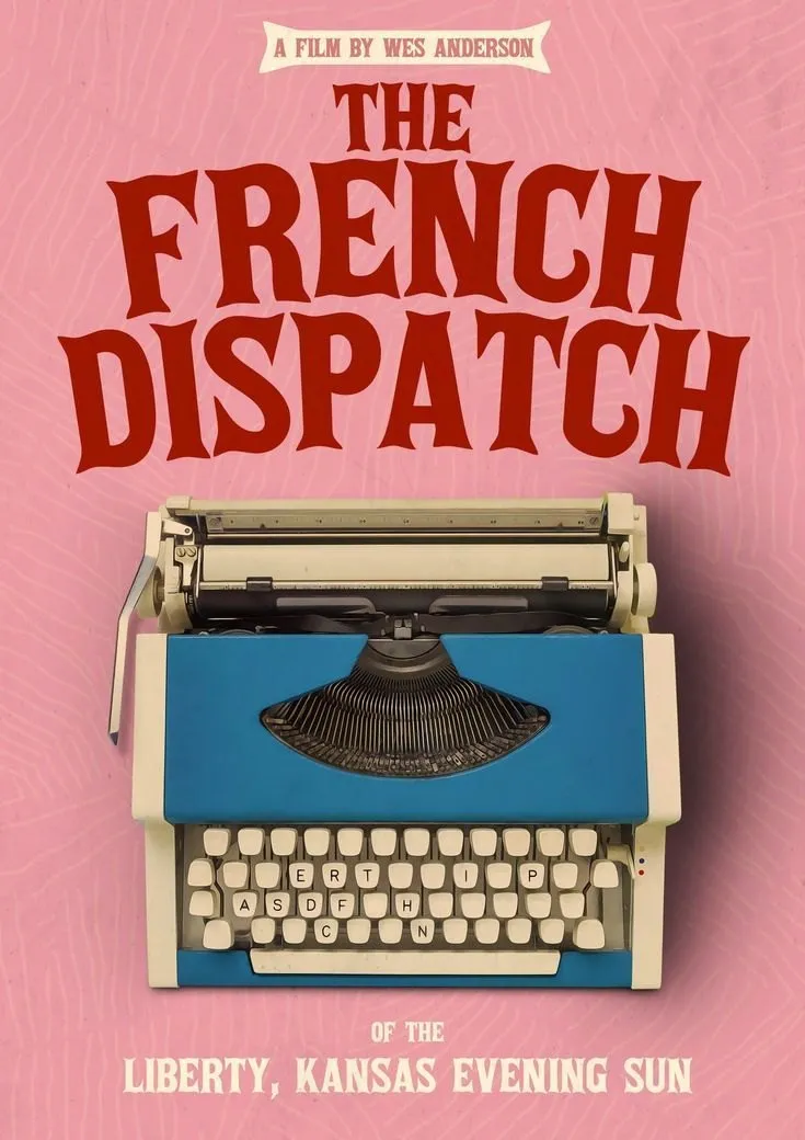 Reference — the pink French Dispatch poster