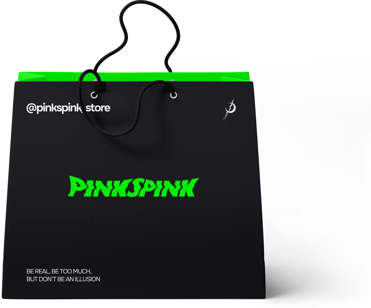 Pinkspink store packaging